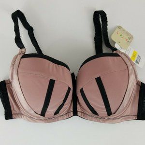 Parfait Charlotte Padded Bra Dusty Rose/Black 38C